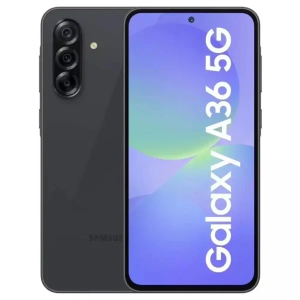 A photo of Samsung Galaxy A36 in Black color